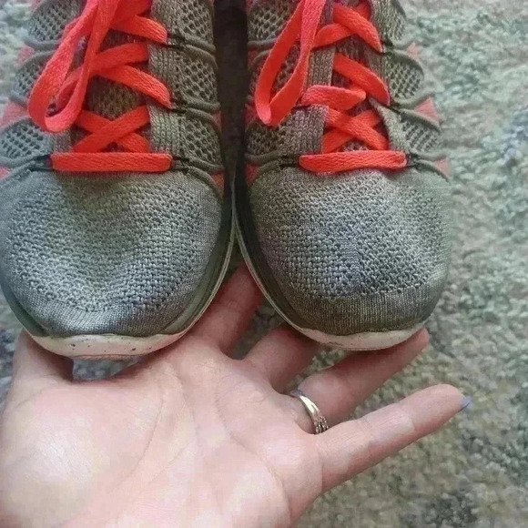 Nike Women’s Gray & Pink Flyknit Lunar 2 Lightweight Running & Training Shoe 7.5 - Picture 9 of 16